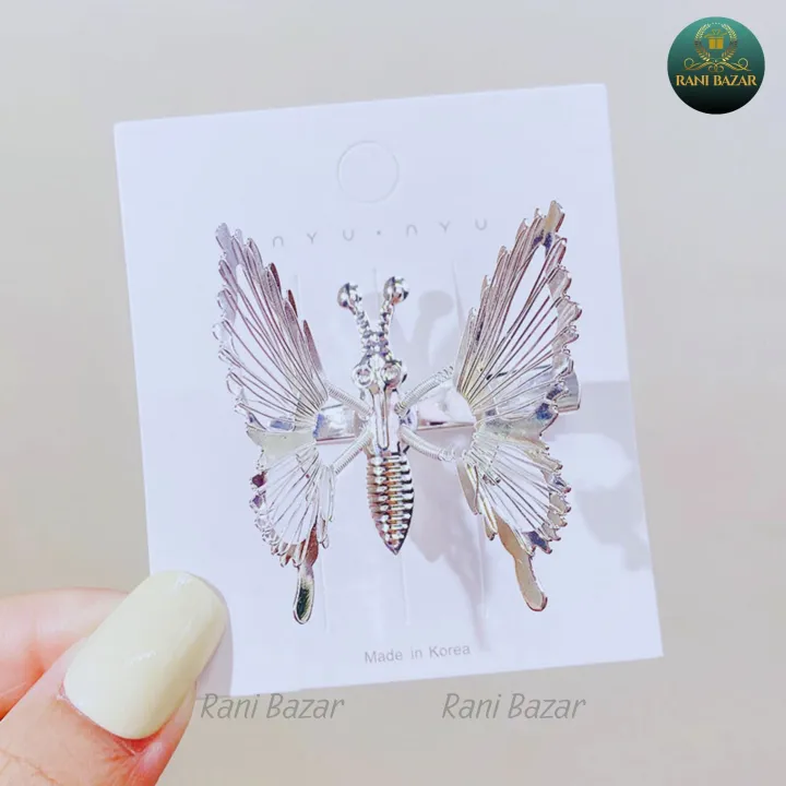 1Pcs%20Silver/Gold%20Metal%20Moving%20Butterfly%20Hair%20Clip%20-%20Cute%20Hairpin%20for%20Women%20-%20Image%203