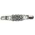 2X Retro Cardigan Clip Sweater Clip Women Filigree Cinch for Back of Dresses Shawl Clip.