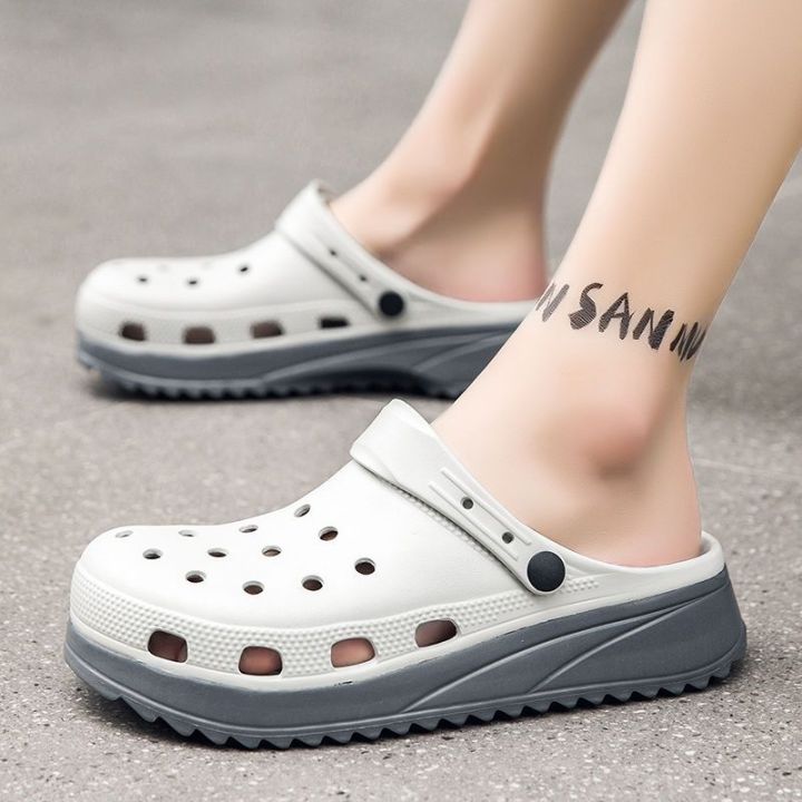 Summer%20New%20Coros%20Shoes%20Men's%20Big%20Toe%20Slippers%20Thick%20Bottom%20Leisure%20Pump%20Sandals%20Bird's%20Nest%20Non-Slip%20Sandals%20-%20Image%205