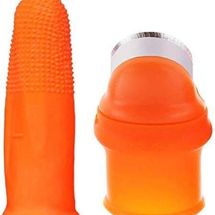 Silicone Thumb cutter 5 Pieces Finger Protector Cutting Gears Vegetable Picking cutter Nipping Plant Leaf Scissors Garden Gloves