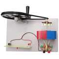 Hand AC and DC Crank Generator Model, Demonstration Motor Generator. 