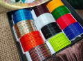 Wonderful Gift Combo Reshmi Churi Indian Glass bangle 12 Dozen and 6 dozen for girls - Multicolor. 