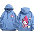 Sanrio periphery Cute Kuromi Hoodies for Women Cartoon Sweatshirt for Womens and Mens in Spring and Autumn Couple's Clothing.