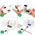 SEIVI Video Camera USB Quick Charger for Arlo Pro 2/Pro/walk Light Dual Charge LCD Smart Base.