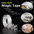 1M length 3 CM width Nano Magic Double Side Adhesive Tape Nano Magic Double Side Adhesive Tape. 