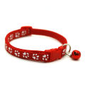 Cat Dog Collar Bell Dot Print Delicate Safety Casual Nylon Dog Collar Neck Strap Fashion Adjustable Camo Bell Pet Dog Collar 1pcs. 