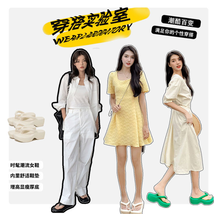 Barbie%20Platform%20Kendall%20Jenner%20Flip-Flops%20Flip-Flops%20Flip-Flops%20Women's%20Outdoor%20Non-Slip%20Flat%20Height%20Increasing%20Drooping%20Sandals%20-%20Image%203