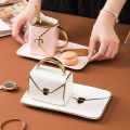 Migeet Special Handbag-Shaped Coffee Mug Set with Saucer & Spoon 310ML Coffee Cup Ceramic Tea Cup Birthday Festival Gift for Mom Grandmom Wife Girlfriend. 