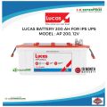 RAHIMAFROOZ LUCAS BATTERY 200 AH FOR IPS UPS 18 MONTHS OFFICIAL WARRANTY. 