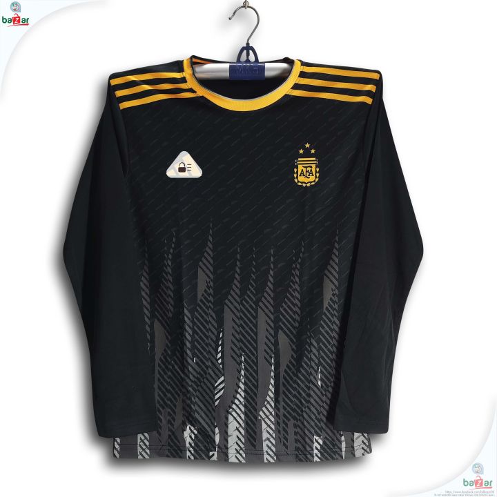 Argentina World Cup Jersey - Full Sleeve Football Jersey For Men - Long Sleeve t shirt - Argentina Jersey 2026