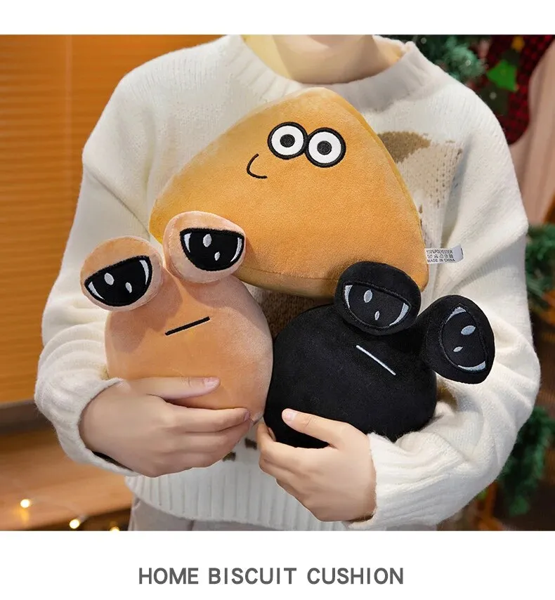 New My Pet Alien Pou Plush Toy Kawaii Big Eyes Soft Stuffed Game