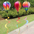 1PC Striped Hot Air Balloon For Children Toy Random Color Gift Wind Spinner.