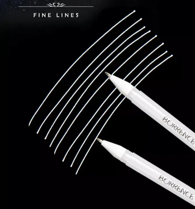 White%20Ink%20Color%20Photo%20Album%200.8MM%20Gel%20Pen%20(1%20Pcs)%20Cute%20Unisex%20Pen%20Gift%20For%20Kids%20Stationery%20Office%20Learning%20School%20Supplies%20-%20Image%204