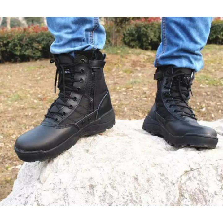 safety outdoor hiking boots for men-water proof