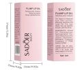 SADOER Hydrated Plump Vegan Lip Oil 4ML, Cute Moisturizing Anti Lip Line, Transparent Plumping Oil Lip Gloss.