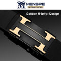 MENSPE Men's Belt Men Fashion Belt Men Leather Belts Two-layer Cowhide Automatic Buckle Belts Brand Luxury High Quality Business Strap Male Waistband for Men. 