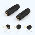 3.5mm Female to Female Audio Jack Adapter 1Ps. 