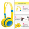 Cute Kids Over Ear Headphones Adjustable Headband Computer Tablet Child Earphone. 