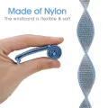 42mm Sport Woven Nylon Loop Strap For Wrist Bracelet Adjust Nylon Fabric Strap For Smartwatch. 