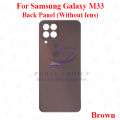 For Samsung Galaxy M33 Back Panel/Backshell/ Casing With Logo-All Colors Available. 