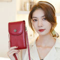 Panyin Leather Goods 2024 Spring Summer New RFID Small, Lightweight and Simple Oil Wax Mobile Phone Bag Versatile Women's Shoulder Bag. 