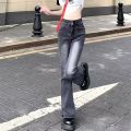 Small Black Gray High Waist Wash Skinny Jeans Women's Stretch Hot Girl Mop Pants TrousersinsTide.