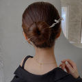 Simple Metal Hairpin Geometrical Irregular Twisted Sticks Minimalist Hair Tools ANLAN. 