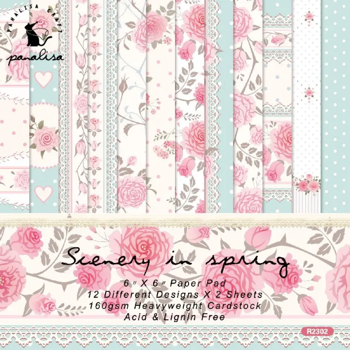 12Sheet%20Warm%20Flower%20Girls%20Background%20Scrapbooking%20Paper%20Retro%20Journal%20Planner%20Paper%20Pad%20Cardstock%20Backgrounds%20Card%20DIY%20Art%20Craft%20-%20Image%204