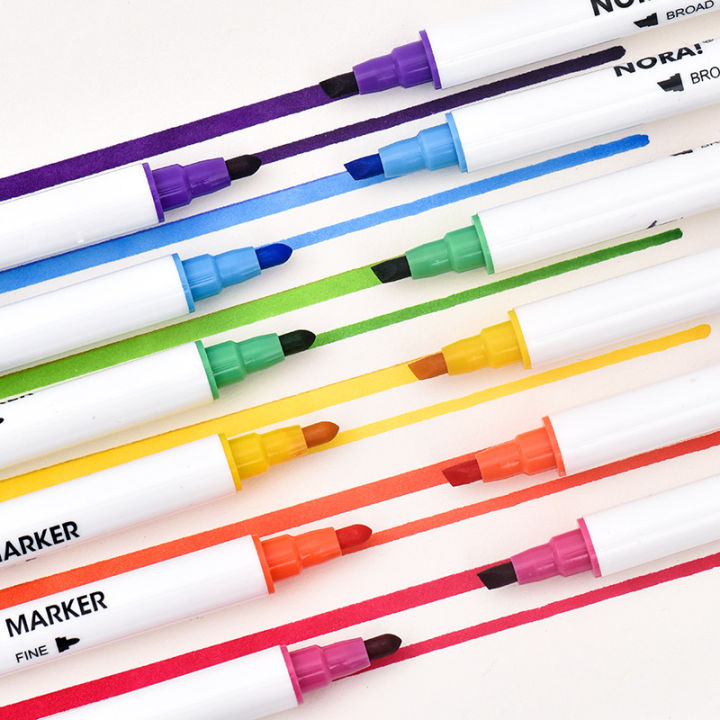 Noya%20manufacturers%20wholesale%20alcohol%20oily%20marker%20double-ended%20children's%20painting%20watercolor%20pen%20set%20paintbrushes%20graffiti%20pens%20-%20Image%204