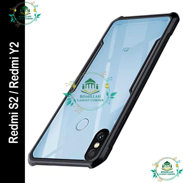 Original Xundd Back Cover for Xiaomi Redmi S2 / Redmi Y2 Transparent Hybrid Hard PC Back Bumper