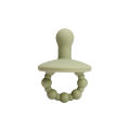 Edible Silicon Smiling Face Pacifier Anti-Flatulence Super Soft Simulation Nipple Happy Bite Sleepy Nipple. 