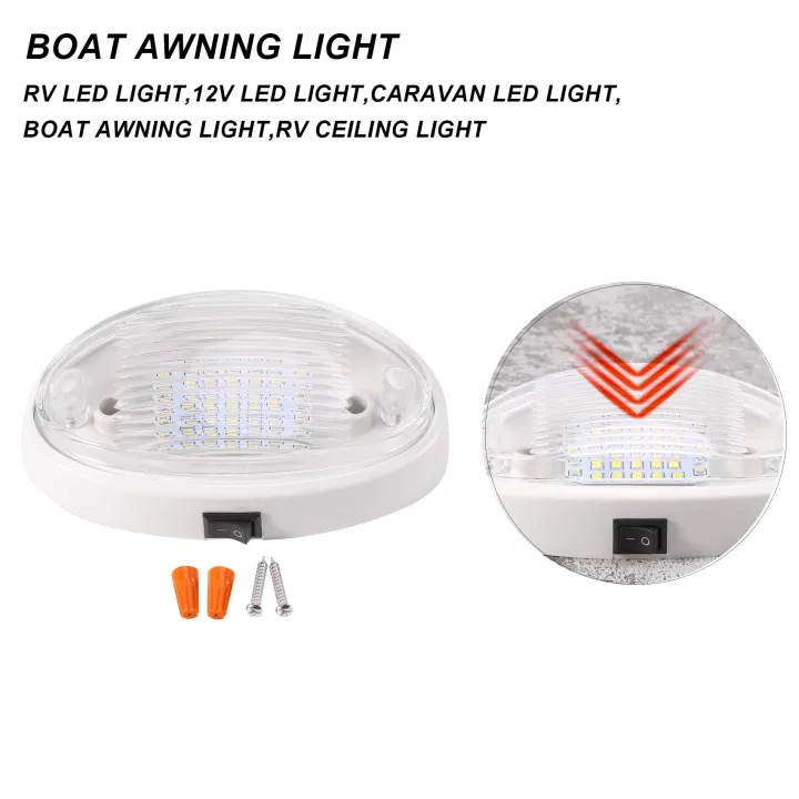 12V%20LED%20Light%20with%20Switch%20Caravan%20Motorhome%20Boat%20Awning%20Annex%20Tunnel%20Boot%20White%20-%20Image%206
