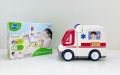 Hola Toy Ambulance Kids Early Learning Educational Plastic Role Play Ambulance Toys.