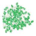 5mm Round Green LED Diode Lights Flashing  Bright Lighting Bulb. 