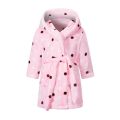 Kids Flannel Bathrobe Baby Girls Boy Cartoon Hooded Pajamas Children Soft Bath Robe Nightgown Teenager Toddler Clothing 2-12Year. 