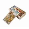 【ZOETN-HOT TOY Store】Mucha Cards Tarot Deck Card Game Toy Tarot Divination Card Board Guidance Divination for beginners with guidebook.