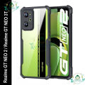 Xundd Back Cover for Realme GT NEO 2 / Realme GT NEO 3T Transparent Hybrid Hard PC Back Bumper. 