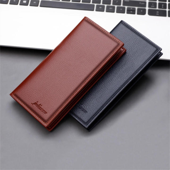 Fashion%20Long%20Wallet%20Multi-layer%20Card%20Case%20Driving%20License%20Cover%20Soft%20PU%20Leather%20Lychee%20Grain%20Credit%20Card%20ID%20Holder%20Ultra-thin%20Wallet%20for%20Men%20-%20Image%202