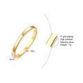 2mm 4mm 6mm 8mm Stainless Steel Wedding Ring for Women Flat Finger Rings Fashion Bijoux Femme Engagement Jewelry. 