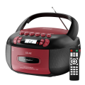 Portable CD Player Cassette CD Player AM FM Radio Bluetooth Speakers AUX USB MP3 Plays with Remote Control EU Plug.