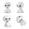 Cartoon Plastic Baymax Robot Shaking Head Figure Car Ornaments Auto Interior Decorations Big Hero Doll Toys Ornament Accessories. 