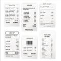 5pcs 57*30mm Thermal Paper Rolls for 58mm POS Printer, Receipt Printer, Mini Thermal Printer - White. 