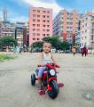 Commando Bike- Tricycle For Baby & Kids With Music- Red (2-5 Years). 