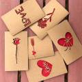 Valentine's Day Cards Anniversary Card Sweet Gift Card Holiday Greeting Card for Friends Families. 