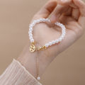 1/2Pcs Simple Adjustable Tassel Pearl Bracelet for Women Versatile Stylish Solid Color Bracelets Handicrafts Charm Jewelry. 