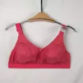 Moodstrings Imported Indian Guddi Bra For Women All Season Cotton Casual Full Coverage Solid Color Big Belt Bra.