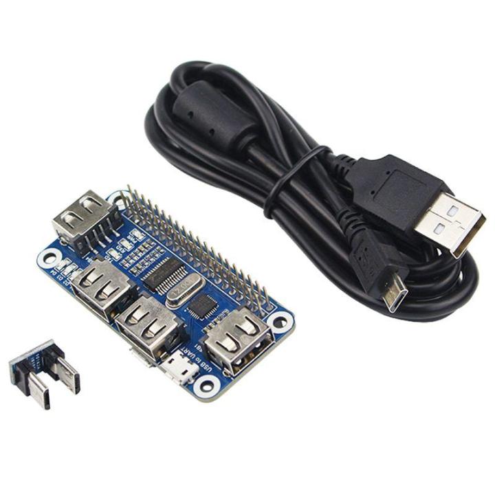 (NEW)4%20Ports%20USB%20HUB%20HAT%20For%20Raspberry%20Pi%203%20/%202%20/%20Zero%20W%20Extension%20Board%20USB%20To%20UART%20For%20Serial%20Debugging%20Compatible%20With%20USB2.0/1.1%20-%20Image%205