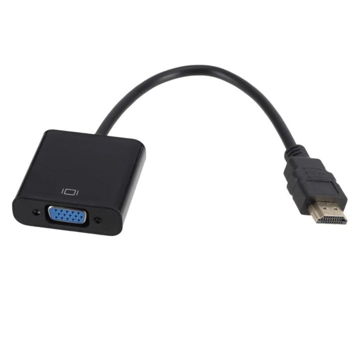 HDMI to VGA converter adapter HD 1080P black