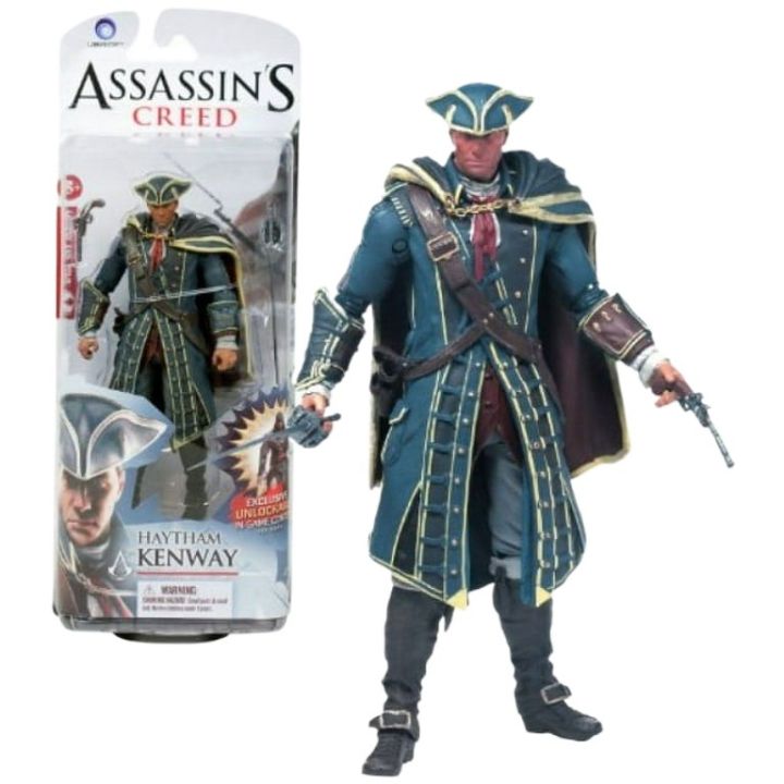 Assassin's Creed Edward Haytham Connor Hunter 3D Statue Model Action Figures Toy