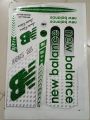 New Balance Cricket Bat Stickers. 